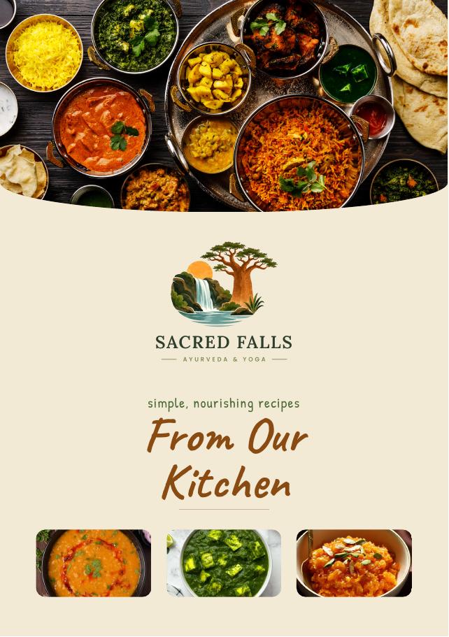 From Our Kitchen recipe book, front cover